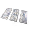 Miniatyrbillede 1 af 5: PBT tastaturtaster 148 taster farvesublimering ergonomiske rige farver mekaniske tastaturtaster til pc-spil DIY