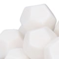 Miniatyrbillede 3 af 8: 30 stk. 12-sidet tomme terninger i plast, skriv på terninger til undervisning, terningesæt i polyhedron til underholdning og undervisning, 2,2 cm, hvid