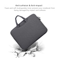 Miniatyrbilde 2 av 5: 15in Notebook-veske Anti-kollisjon Full Protection 3 interlayer Laptop Bag Sleeve Case   Grå