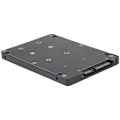 Miniatyrbillede 2 af 5: Mini Pcie/m SATA SSD til 2,5 tommer SATA Adapter Ekstern Laptop Harddisk Etui (Sort)