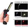 Miniatyrbillede 2 af 5: LED USB Genopladelig Lommelygte, 2 stk. Lysstærk Lommelygte Arbejdslys