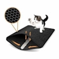Miniatyrbild 2 av 5: Kattströfångarmatta med innovativ bikakedesign, lagerdesign för optimal strökontroll, högkvalitativt material som säkerställer hållbarhet och säkerhet för