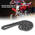 Miniatyrbillede 5 af 5: 90 Links Timingkæde til GY6 125cc 150cc Motor Scootere Knallerter ATV Go Kart