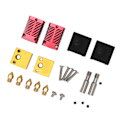 Miniatyrbild 4 av 5: 2 Set Hot End Extruder Munstycke Kit Hög Noggrannhet Anodiserad Frostad 3D-skrivare Extruder Hotend Kit för Ender 3 Ersättning