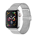Miniatyrbild 1 av 5: Kompatibel för Apple Watch Band 38-40mm /42-44mm, Rostfritt stål Loop Spänne Metallrem Armband Loop Replacement Band för Iwatch Series 4, Series