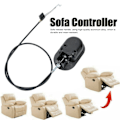 Miniatyrbilde 5 av 8: Sofa utløserhåndtak med kabel Recliner håndkontroller bryter erstatningstilbehør 90mm