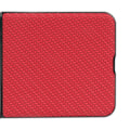 Miniatyrbillede 4 af 8: Carbon Fiber Texture Foldbar Telefon Beskyttende Etui Mobiltelefon Beskyttelsesdæksel til Oppo Find N2 Flip Rød