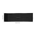 Miniatyrbillede 4 af 5: Baseball handske strop elastisk stramhed fiksering softball handske styling strop til baseball softball sort