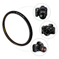 Pikkukuva 1 / 8: Pehmeä diffuusio 1/4 suodatin sumu unelmamainen elokuvamainen tehosuodatin matta huurrettu optinen lasisuodatin DSLR-kameralle mikroobjektiivi 58mm