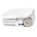 Miniatyrbillede 2 af 5: Klar opbevaringsboks Multipurpose PS Transparent opbevaringsbeholder Beholder med låg til medicin Makeup ,Hvid