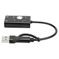 Pikkukuva 5 / 5: TypeC-äänikortti 7.1-kanavainen kannettava ulkoinen 2-in-1-äänikortti USB-ääniadapteri