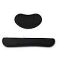 Miniatyrbild 1 av 7: Handledsstödset i Memory Foam: Smärtlindring, Ergonomisk Design, Halkfri Botten, Vattenresistent Yta för Kontor & Gaming