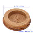 Miniatyrbillede 6 af 8: Marine Rat Styrehjul Center Cap 63.5mm/2.5in Teak Træ Glans Finish til Yachter Både