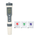 Miniatyrbild 1 av 7: Hydroponisk pH EC-mätare, Digital salthaltsmätare för pooler och akvarier, Multiparameter vattenkvalitetsmätare med automatisk temperaturkompensation