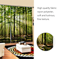 Miniatyrbilde 1 av 6: Forests Sunlight Printing Shading Curtains for Balcony Bedroom Drawing Room Window 170 * 200cm