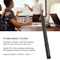 Miniatyrbilde 8 av 8: Presentasjonsklikker RF2.4GHz Trådløs Ergonomisk Design Kompakt Bærbar Klasserom Undervisningsmateriell for OS X