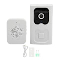 Miniatyrbillede 2 af 8: Smart trådløs fjernbetjening videodørklokke intelligent mobiltelefon fjernbetjening Wifi HD nattesyn tovejs opkald dørklokke