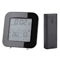 Miniatyrbild 2 av 2: Digital LCD Trådlös Väderstation Väckarklocka Snooze Utomhus Inomhus Termometer Hygrometer