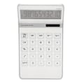 Miniatyrbillede 2 af 8: Kalkulator Solcelledrevet Batteridrevet Transparent Store Taster LCD Display Kontor Kalkulator Hvid