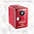 Miniatyrbild 5 av 5: Coca-Cola 12v Bärbar 4 Liter/6 Burkar Termoelektrisk Minikyl Kyl/Värmare Med Bluetooth-högtalare