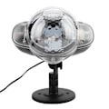Miniatyrbilde 3 av 5: 100-240V Stjerne- og hjerteformet LED-scene lampe Vanntett projektor Hage