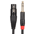 Pikkukuva 4 / 8: XLR-naaras-liitäntä 1/4 tuuman (6,35 mm) liitäntään - Ammattimainen Plug and Play - 20 AWG OFC-ydinmikrofoni kaapeli 3 metriä