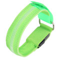 Miniatyrbild 5 av 5: Grön lysande armbindel justerbar remsa LED handledsband USB-laddning för nattlöpning cykling