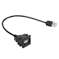 Pikkukuva 2 / 5: Auton johtosarjan USB-liitäntäjatke, uros-naaras, moninkertainen suojaus, 12V-30V tulo, vaihtoehto Camrylle, Priukselle