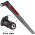 Pikkukuva 4 / 5: SMA-uros Y210 2.4G 5.8G kaksoiskaistainen suurivahvistinen WiFi 12DBI-antenni langattomille reitittimille, musta