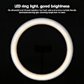 Pikkukuva 6 / 8: UN-300 LED-rengaslamppu, kolme väriä, portaaton himmennys, kaaren muotoinen täyttövalo, 30 cm, 26 W