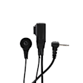 Miniatyrbillede 5 af 5: Bærbar 1-bens 2,5 mm rør headset øretelefon PTT MIC til Motorola 1-bens modeller Walkie Talkies