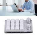 Pikkukuva 1 / 8: Mini USB-näppäimistö 12 näppäimen monitoiminen ohjelmoitava pikanäppäimistö 2 nupilla pelaamiseen