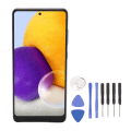 Miniatyrbillede 1 af 5: 6,7 tommer organisk LED-skærm udskiftning med fingeraftrykssensor til Samsung Galaxy A72 5G 4G SM A725 SM A725M DS