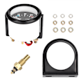 Miniatyrbillede 2 af 2: 2 tommer 52mm Universal Bil Lastbil LED Digital Vandtemperatur Måler Instrument Værktøj