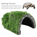 Miniatyrbilde 8 av 8: Reptil stein gjemmested hule soling terrasse skilpadde gjemmested stein for øgler frosker skilpadder amfibier