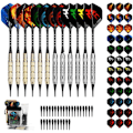 Miniatyrbild 1 av 5: Professionell Dartset med Aluminiumskaft, Okrossbar Design för Långvarig Prestanda, Soft Tip Dartpilar, Kompatibel med Elektronisk Darttavla