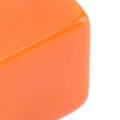 Miniatyrbillede 3 af 8: 6 stk. tomme terninger DIY ubehandlede terninger blokke undervisning fest puslespil 6-sidede terninger plastik terninger orange