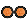 Pikkukuva 1 / 5: Kaiutin kartio rumpu paperi ammattimainen 1 tuuman sisähalkaisija vaihto subwoofer rumpu paperi oranssi