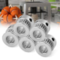 Miniatyrbilde 2 av 5: 5 stk 2GT 20T aluminiumslegering gir synkron tannhjul reimskive for 3D-skriver 8mm