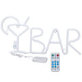 Miniatyrbillede 3 af 5: LED Neon Skilt BAR Neon Lys 8 Tilstande 24-Tasters Fjernbetjening til H