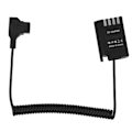 Miniatyrbillede 5 af 8: D Tap til DMW DCC17 Dummy Batteri Spiral Kabel DMW BLK22 Batteri Adapter til Lumix S5 S5K S5GK GH5II GH6 G9 Digitalkamera