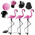 Pikkukuva 3 / 5: 3 in 1 LED-flamingo aurinkovoimalla toimiva ulkovalaisin vedenpitävä pihapuutarhanurmilamppu