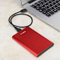 Miniatyrbild 5 av 5: 2,5-tums SATA USB 3.0 bärbar dator 7-9,5 mm hårddisk SSD-hölje externt bärbart diskhölje (röd)