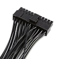 Miniatyrbillede 5 af 5: 24Pin Mining Dual PSU Adapter ATX Strømkabel Stik til Mining 30cm 20+4pin