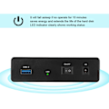 Miniatyrbilde 1 av 6: w3530 3,5 tommers USB 3.0 SATA ekstern harddisk mobil diskveske (100-240V) (EU-plugg)