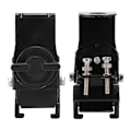 Miniatyrbilde 4 av 5: RB56 Rustfritt stål sideklips for stor VHF/UHF og middels HF bilradioantenne (svart)