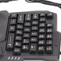 Miniatyrbillede 5 af 8: Halv hånd gaming tastatur og mus combo kablet gaming mus konverter til Android til Harmony til IOS 10.0‑13.3