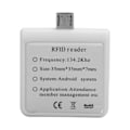Miniatyrbillede 1 af 4: W86 Micro USB Mobiltelefon Kortlæser Bærbar til RFID Mobil ID-læser til Android Hvid
