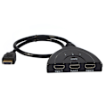 Miniatyrbild 4 av 5: Svart 3-portars HDMI Multi Display Auto Switch Hub Box Splitter 1080P HD TV-adapter