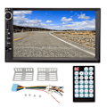 Miniatyrbilde 2 av 8: 7 tommers MP5-spiller for Carplay for Android Auto Bluetooth Dobbel Din Bilstereo AM FM MP3 USB Berøringsskjerm Bilradio